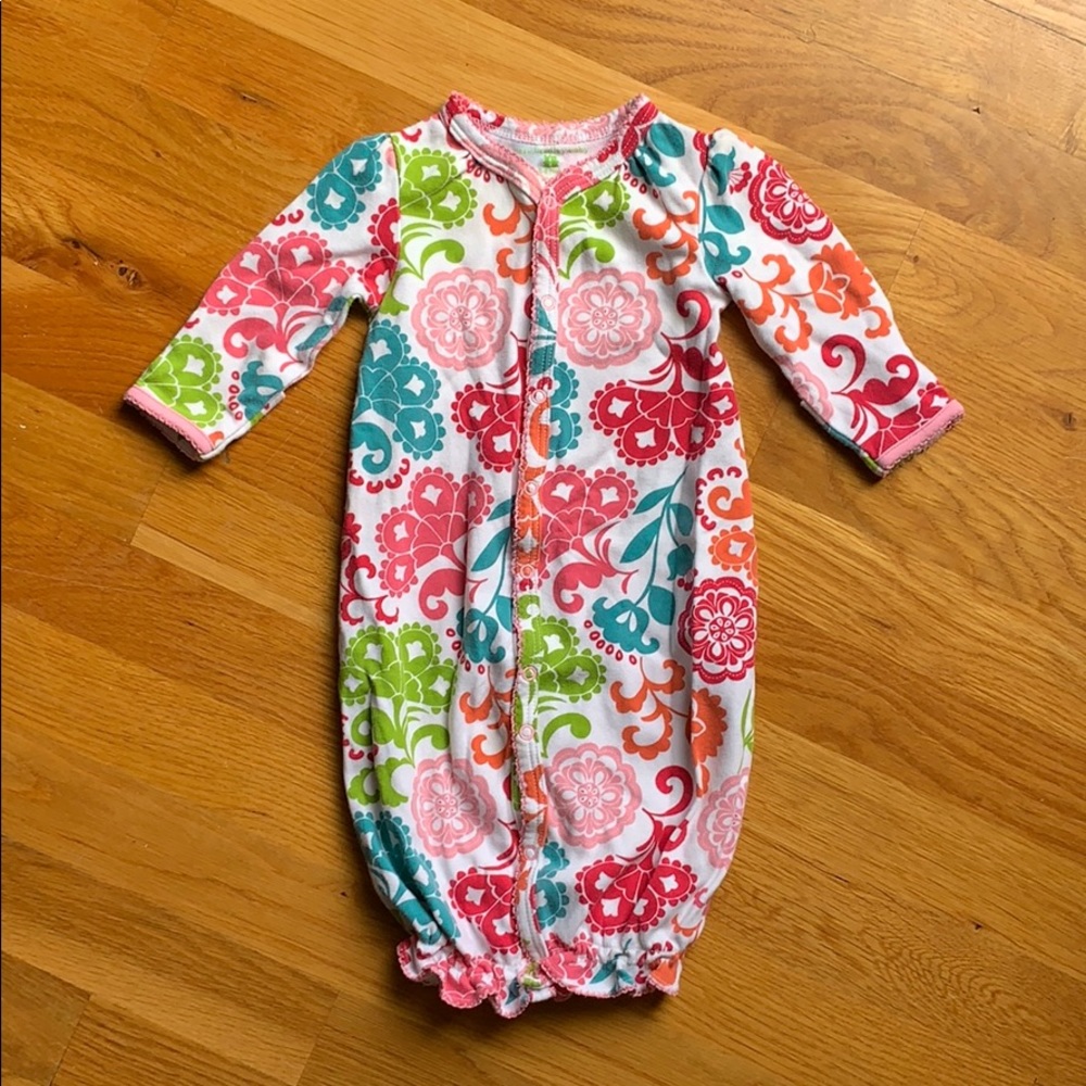 Vera Bradley girls nightgown/sleeper 0-6m